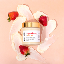 Load image into Gallery viewer, Best Life Organics - Strawberry + Citrus Body Butter: 4 oz
